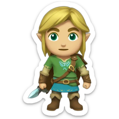 link breath of the wild sticker