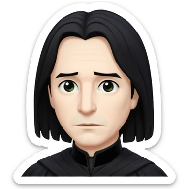 snape from harry potter sticker