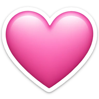 heart pink  sticker