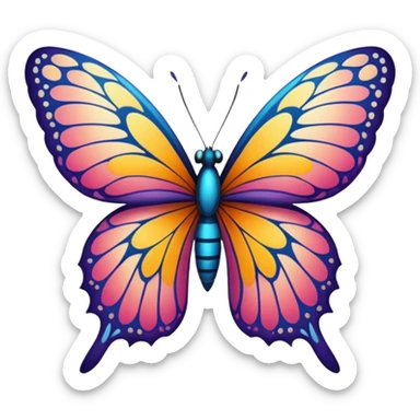 Mariposa sticker