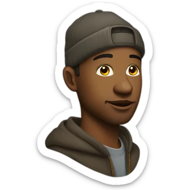 hood rich producer sticker