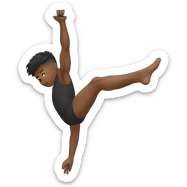 boy mixrace in front lever on drawbar sticker