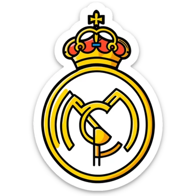 Real Madrid logo sticker