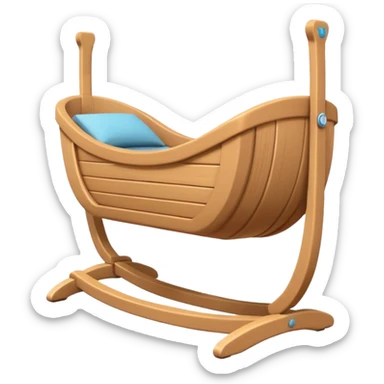 modern cradle sticker