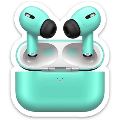 mint airpods pro sticker