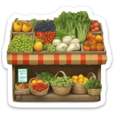 Farmers market sticker