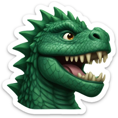Godzilla emoji sticker