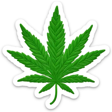 Marijuana Leaf sticker