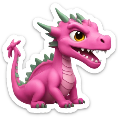 Rosa Dragon  sticker