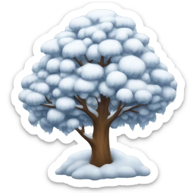 Snow tree  sticker