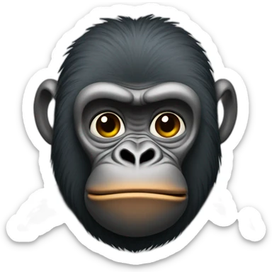 Gorila enfadado sticker