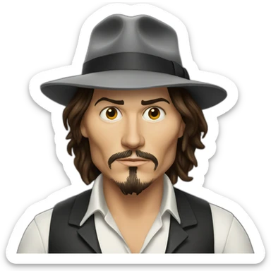 Johnny depp sticker