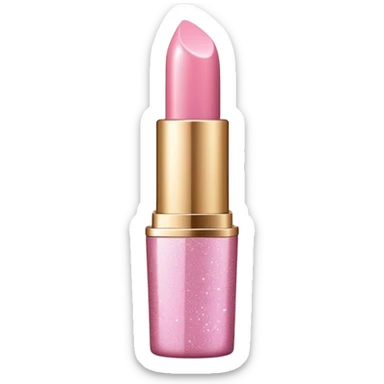 Light Pink Beautiful lipstick glittery sticker
