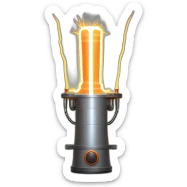 Tesla coil from the prestige sticker