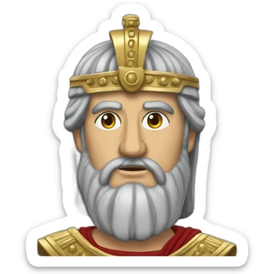 Byzantine imperator sticker
