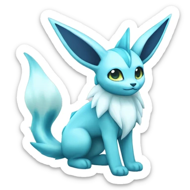 Glaceon-Vaporeon full body sticker