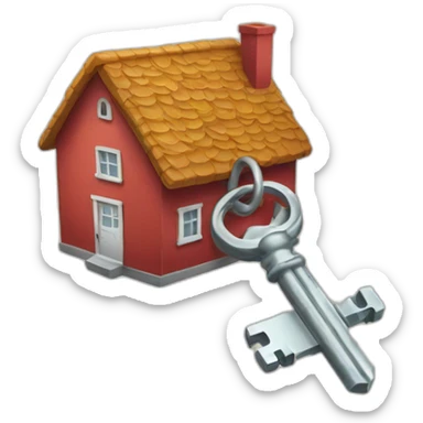 house key sticker