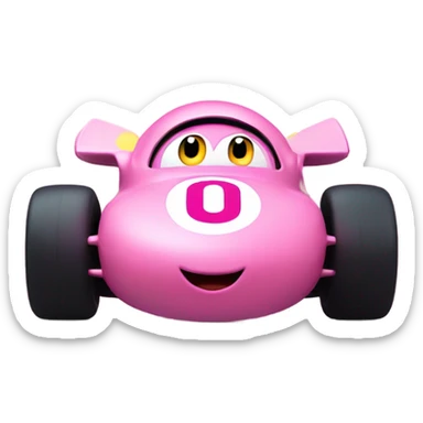 kirby on the f1 car sticker
