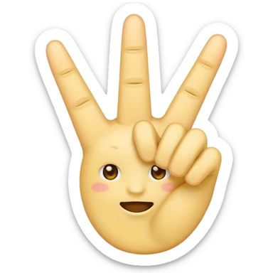 emoji 2 middle finger sticker