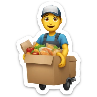 food-delivery sticker