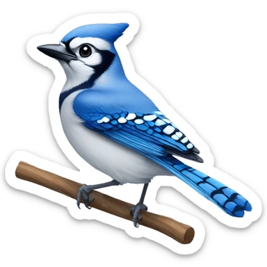 Blue Jay Bird sticker
