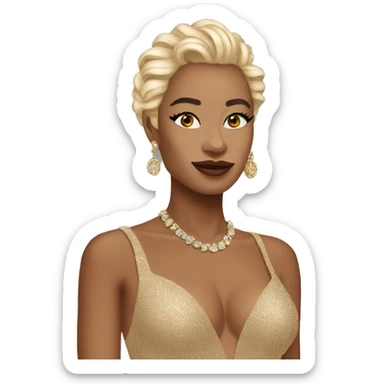 create an emoticon of MET GALA sticker