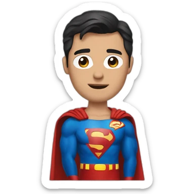 Supermann Hun sticker