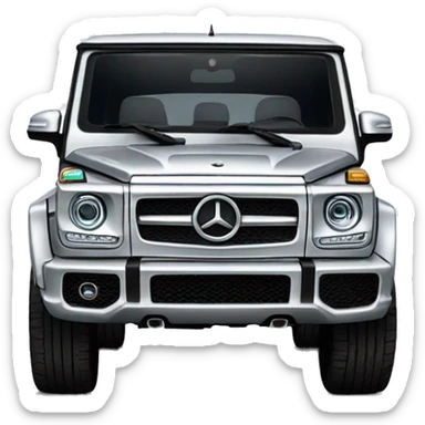 G wagon silver sticker