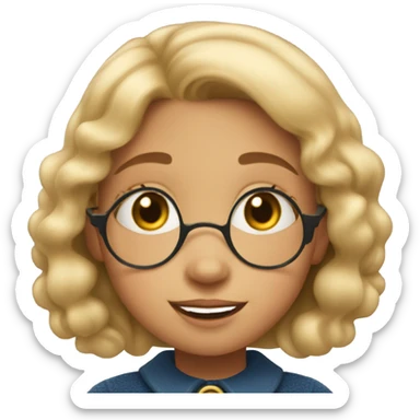 Polar express girl  sticker