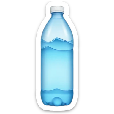 bottle of water sticker