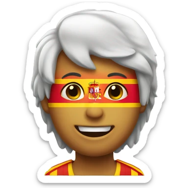 Doh with a Spain flag  sticker