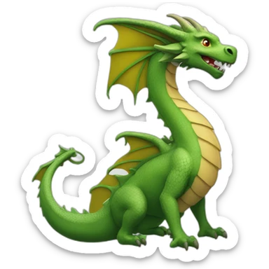 Dragon de foudre sticker