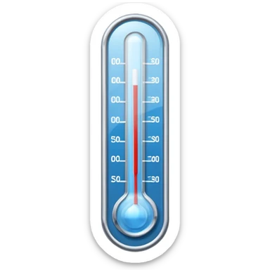 thermometer medical object icon, digital thermometer, 3D cartoon, mobile game icon style, centered, clean background, no text, no watermark
 sticker