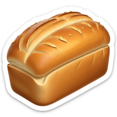 fresh baked loaf of bread sticker