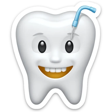 dental floss sticker