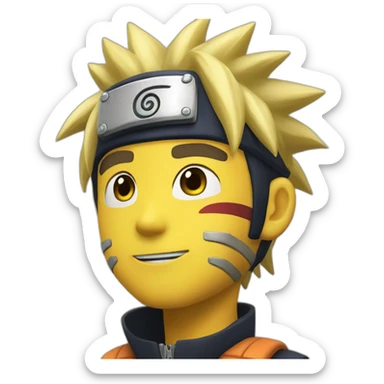 naruto avec un miel pops sticker