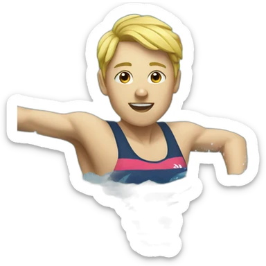 Natation artistique sticker