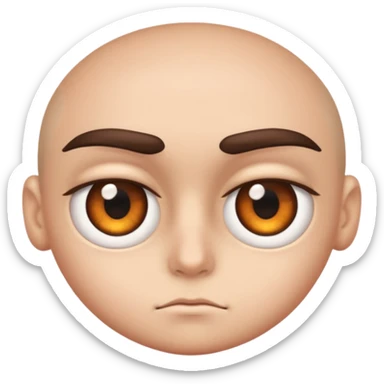 eyes looking to the side with judgement look side eyeing sticker