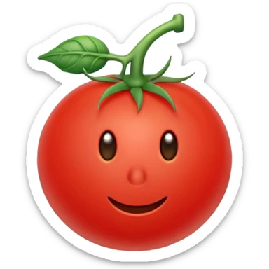 tomato cursor pointing left top sticker