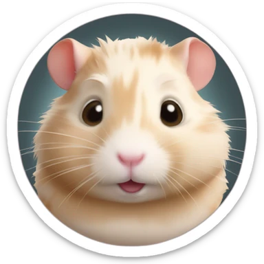 Hamster qui fait un clin d’œil sticker