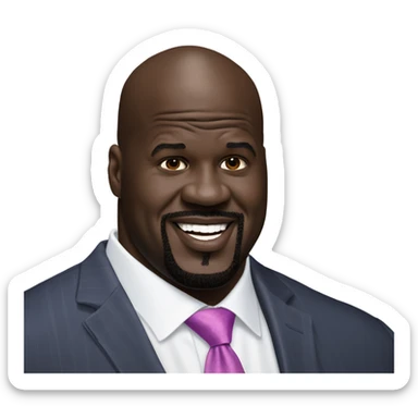 shaquille O’neal as a gummy sticker