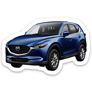Dark blue 2022 Mazda CX five sticker