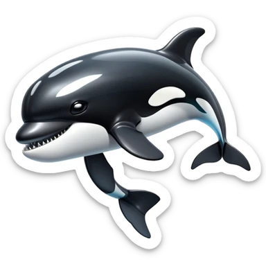 cybernetic orca sticker