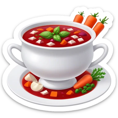 Borscht soup sticker