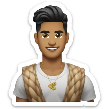 Bretman Rock Sacayanan Laforga is a Filipino-American beauty influencer and social media personality in Honolulu sticker