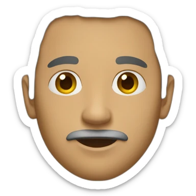 a man leaded sticker