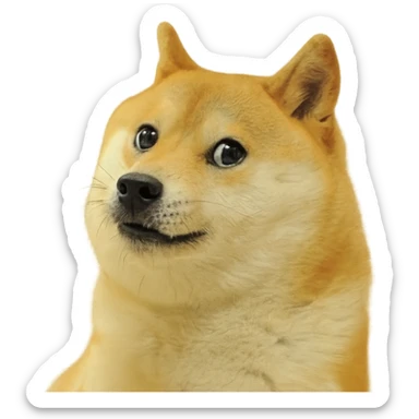 shiba inu doge meme sticker