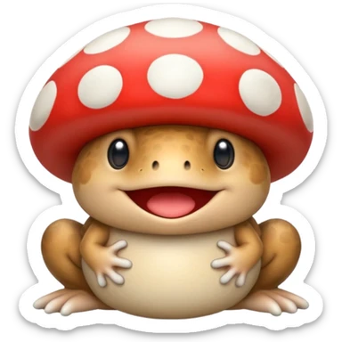 Toad from Mario  sticker