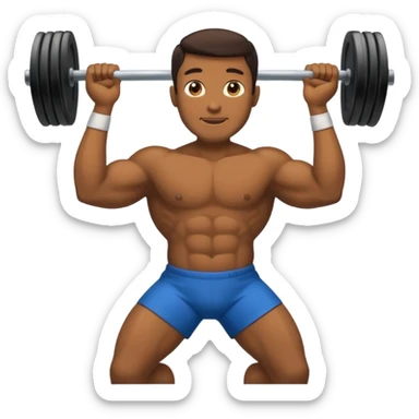 tríceps de um braço sticker