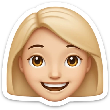 An emoji of my contact photo sticker